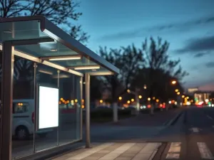 Oświetlenie LED w wiatach przystankowych – bezpieczeństwo po zmroku